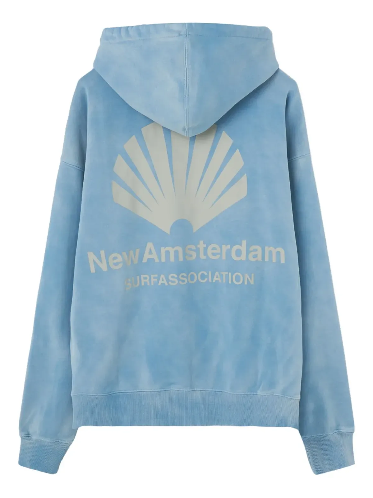 NEW AMSTERDAM シェルロゴ タイダイ パーカー ブルー - 画像2