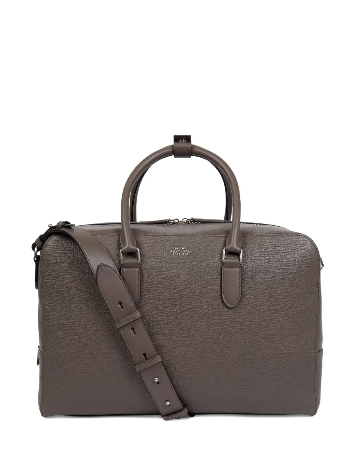 Smythson トップハンドルトラベルバッグ - 画像1