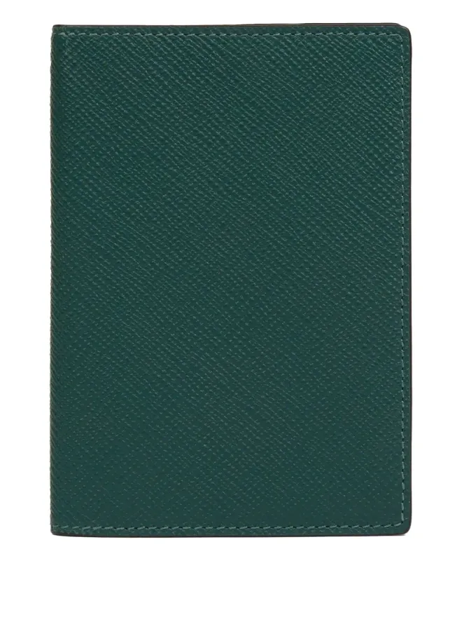 Smythson Smythson 折り返し式パスポートカバー - グリーンの商品画像