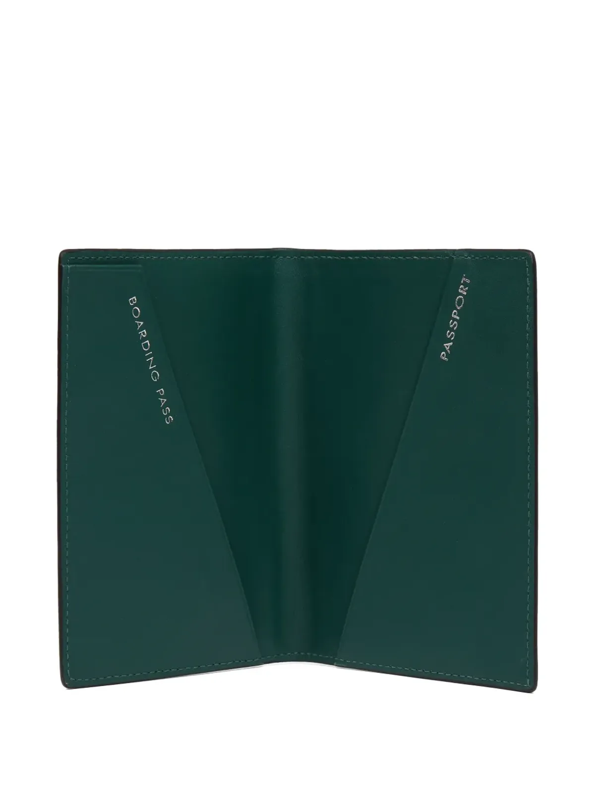 Smythson 折り返し式パスポートカバー - グリーン - 画像2