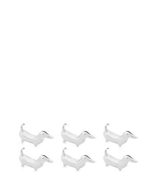 Smythson 犬用プレースカードホルダー（シルバー） - サムネイル1