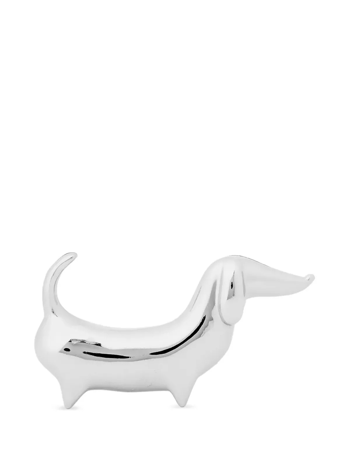 Smythson 犬用プレースカードホルダー（シルバー） - 画像2