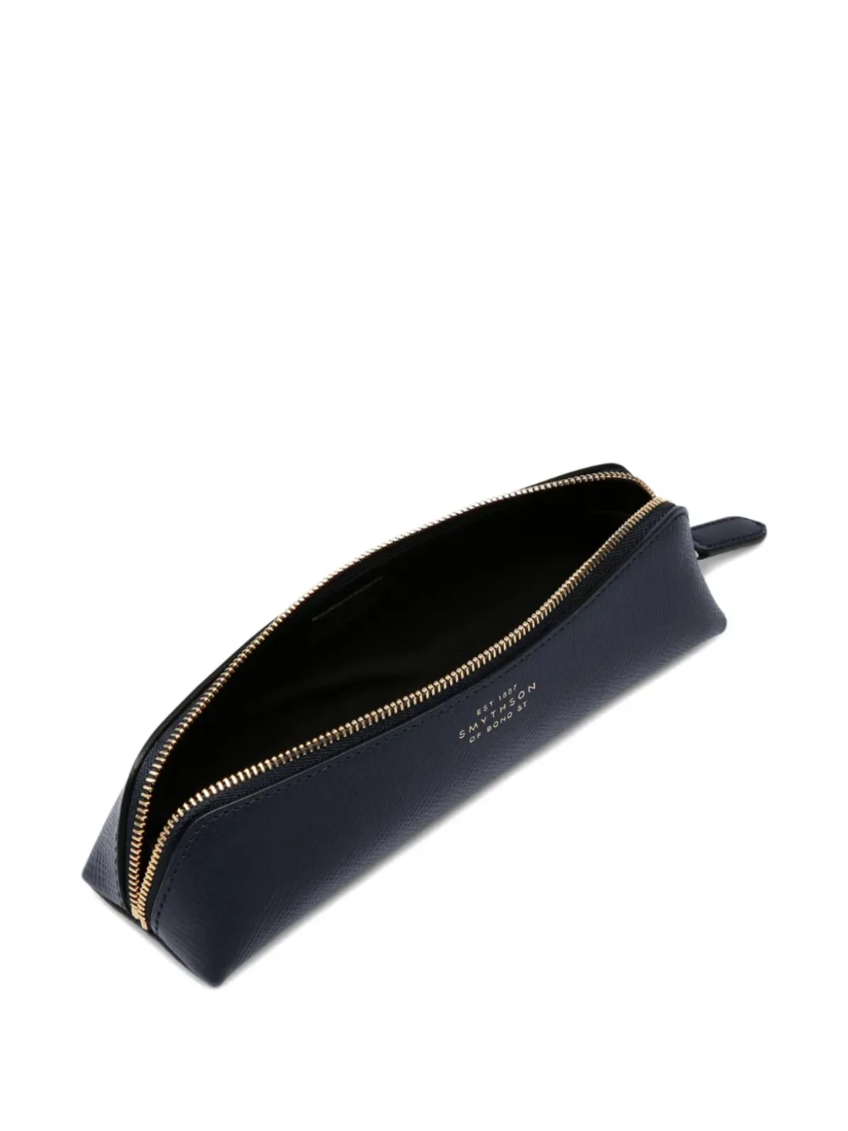 Smythson パナマ ジップ ペンケース - ブルー - 画像2