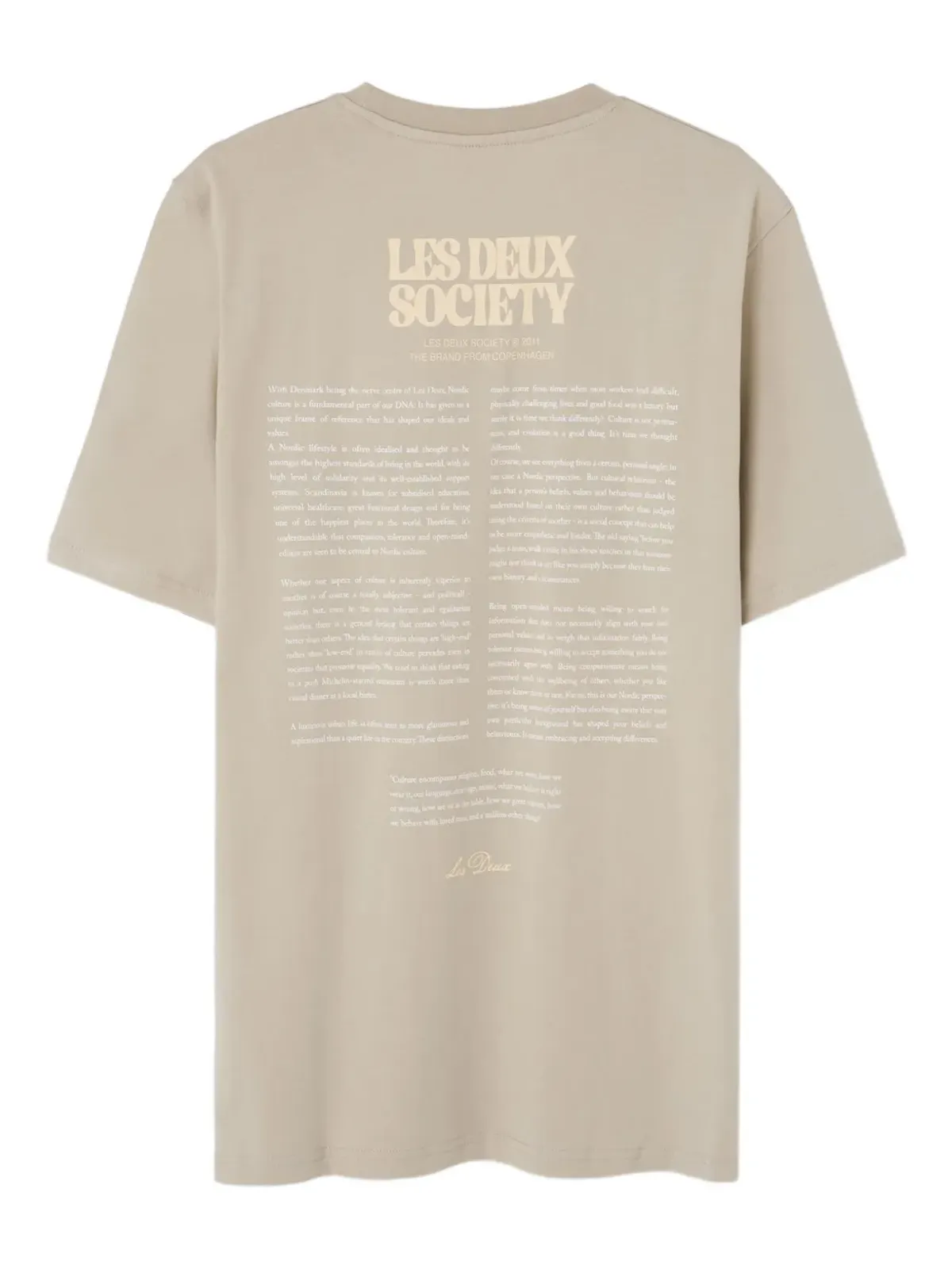 Les Deux ロゴプリント Tシャツ - 画像3