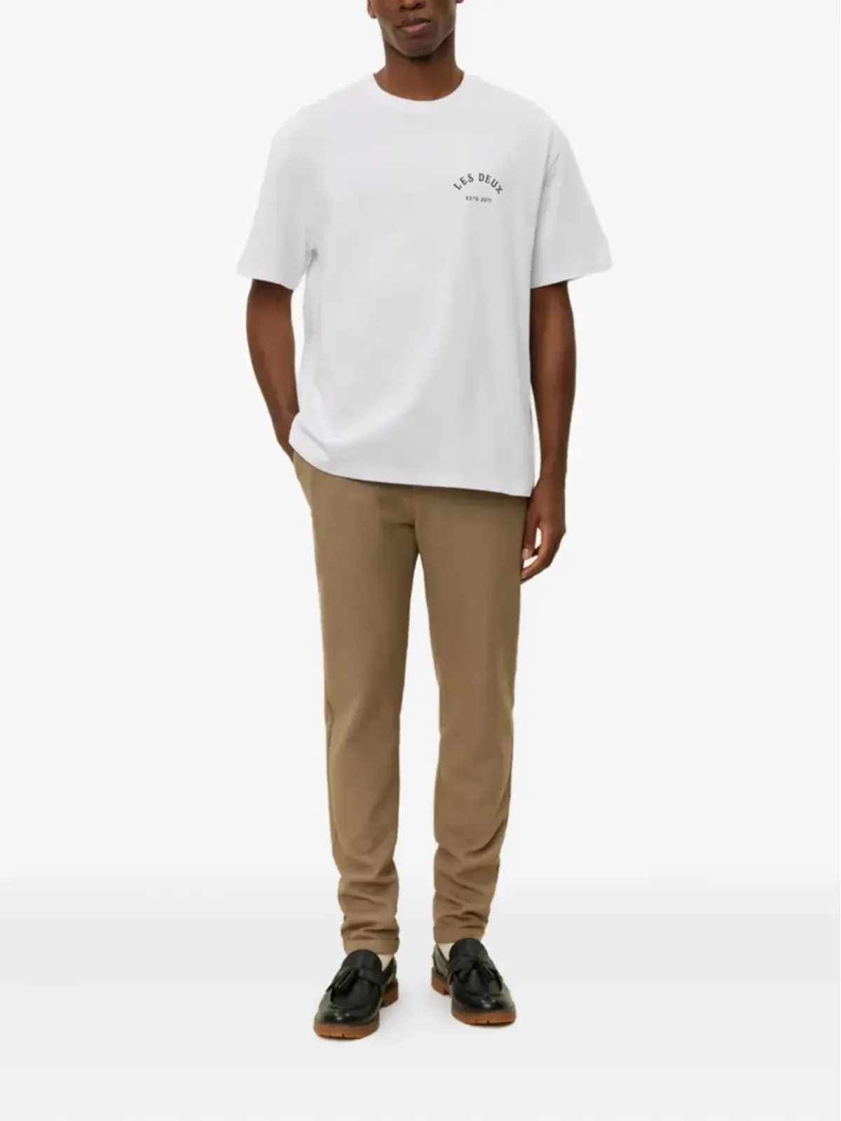 Les Deux パッション バックプリント グラフィック Tシャツ - ホワイト - 画像2
