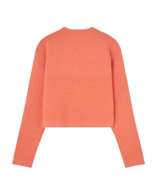 PINKO motif-embroidered ribbed jacket - サムネイル2