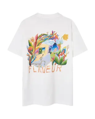 FLÂNEUR Passage Of Time プリントTシャツ（ホワイト） - サムネイル2
