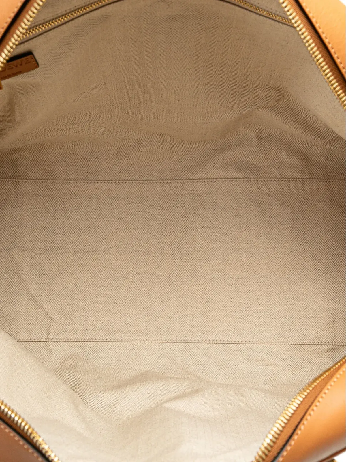 Loewe Pre-Owned アマゾナ トラベルバッグ ブラウン - 画像5
