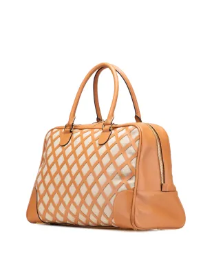 Loewe Pre-Owned アマゾナ トラベルバッグ ブラウン - サムネイル3