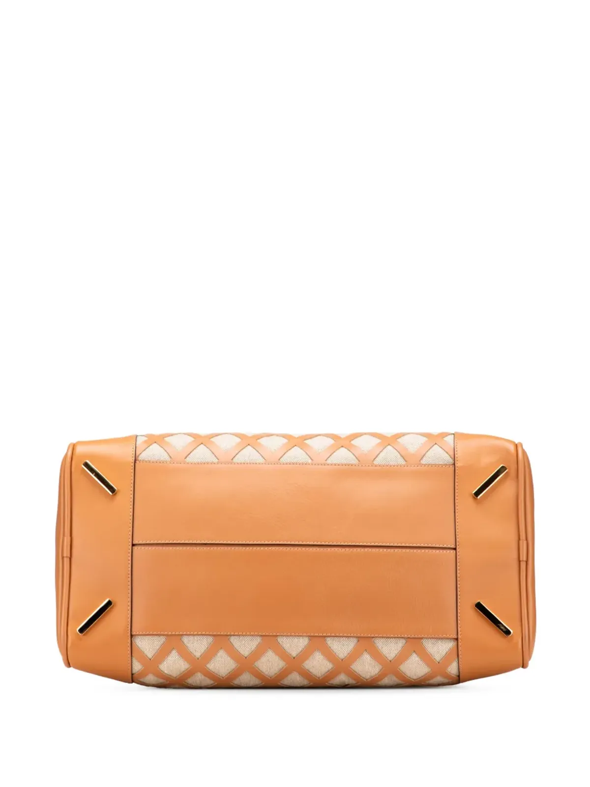 Loewe Pre-Owned アマゾナ トラベルバッグ ブラウン - 画像4