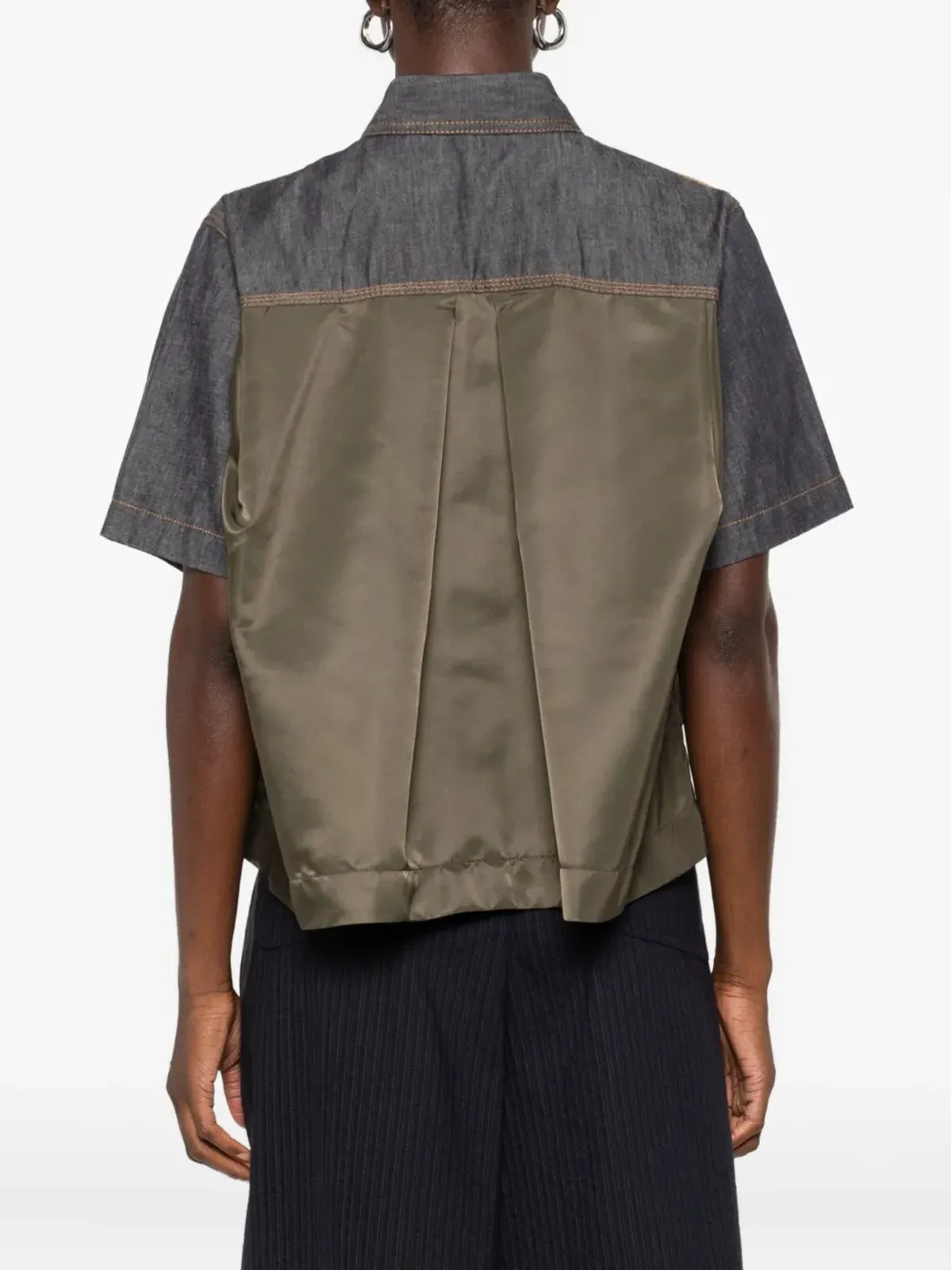 sacai ダブルポケットデニムシャツ - 画像4