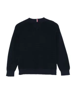 Tommy Hilfiger Junior ロゴディテール コットンセーター - サムネイル2