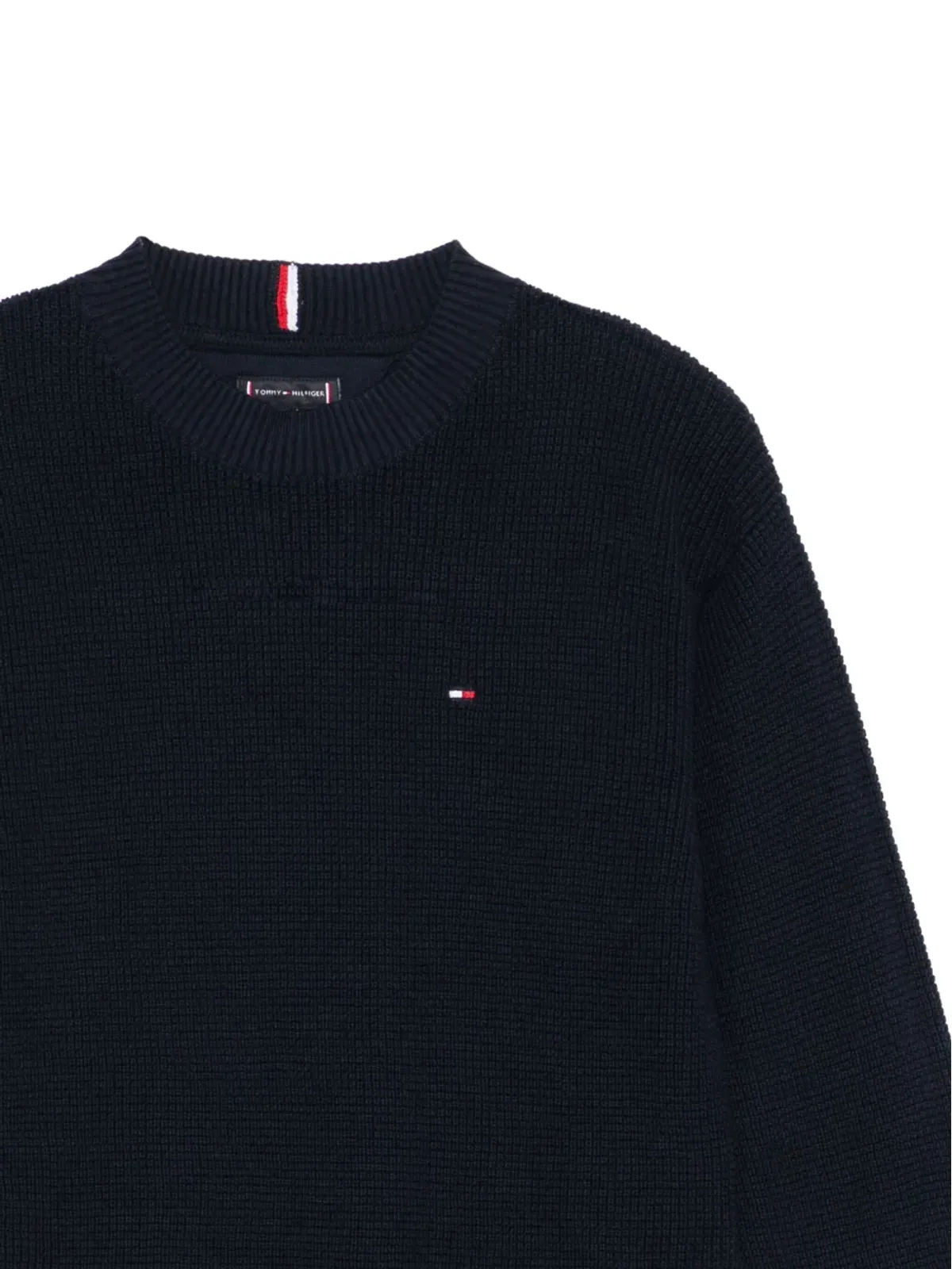 Tommy Hilfiger Junior ロゴディテール コットンセーター - 画像3