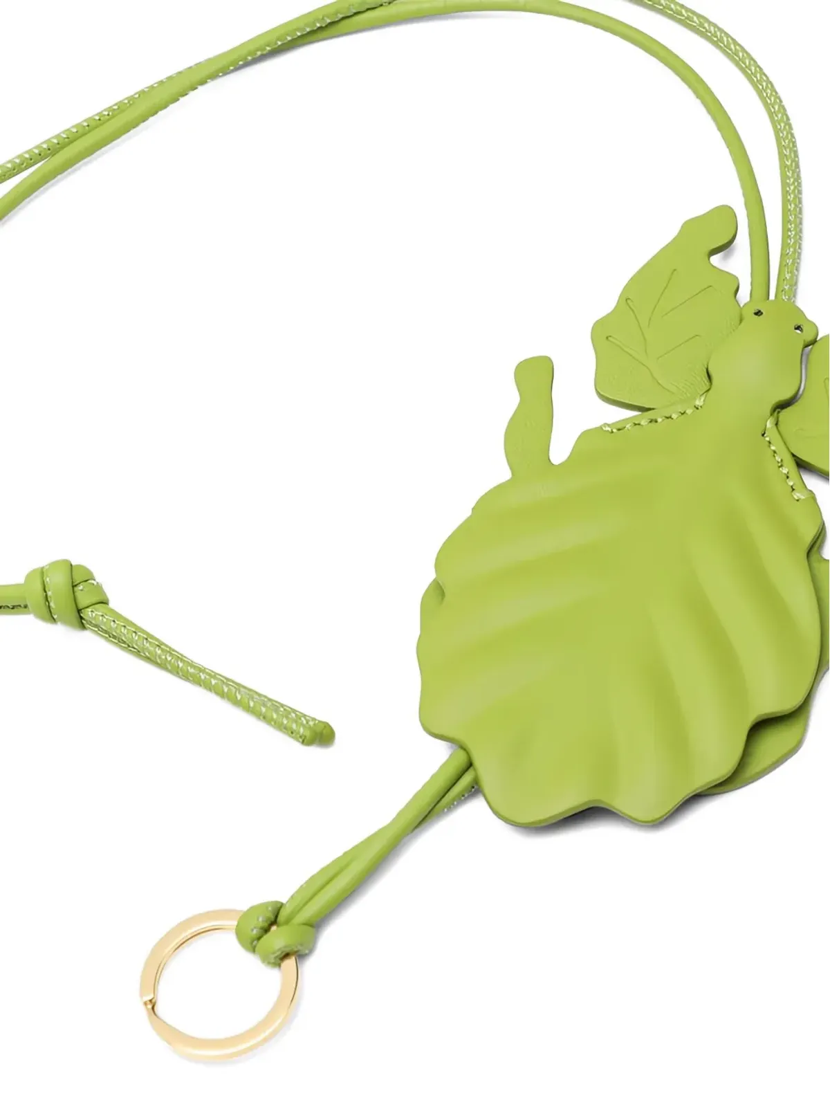LOEWE 葉形の革製キーホルダー - 画像2