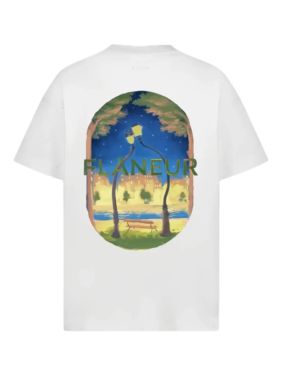 FLÂNEUR バックプリント グラフィック Tシャツ - 画像3