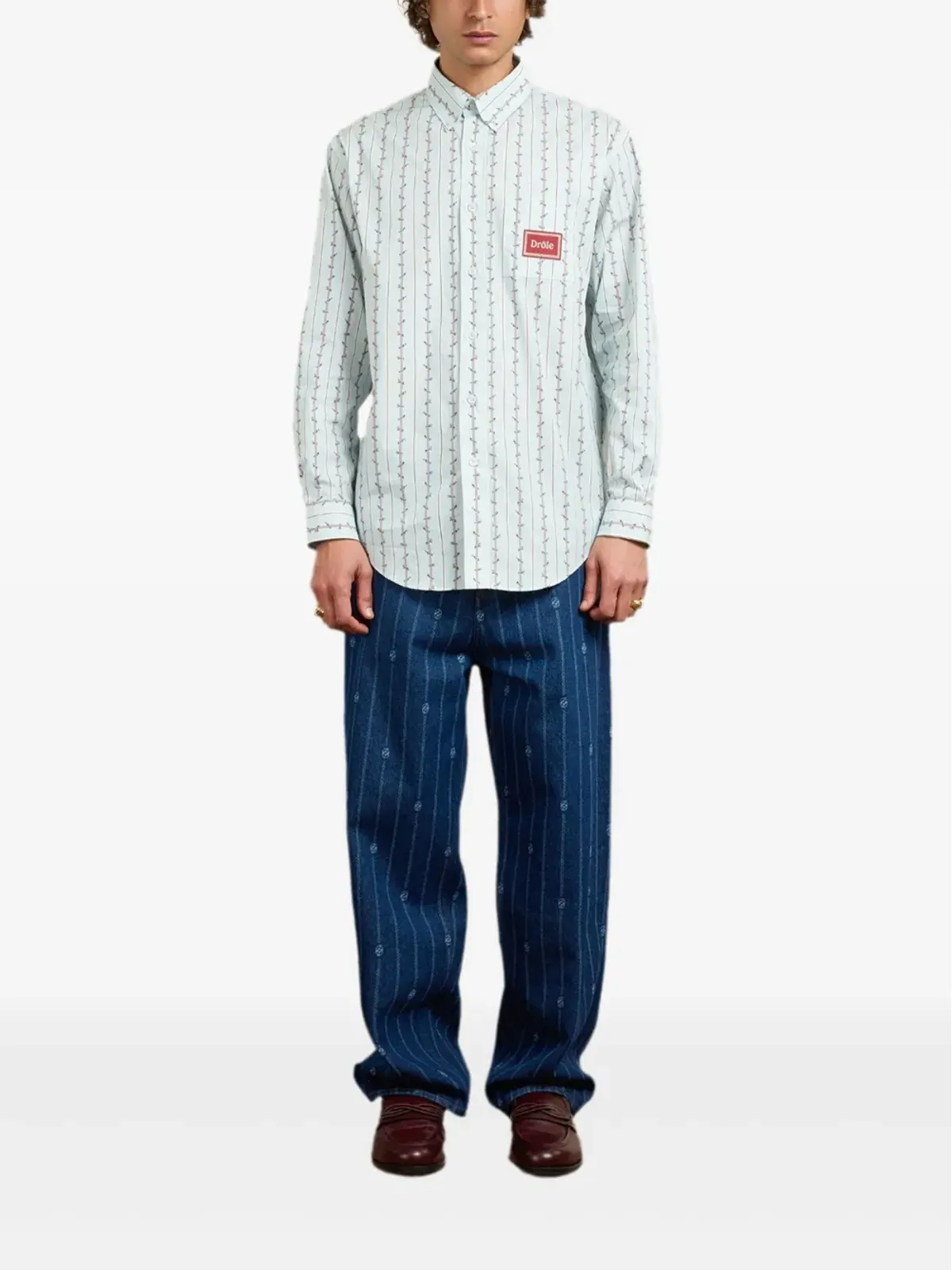 Drôle De Monsieur Fleurs Tressées shirt - 画像2