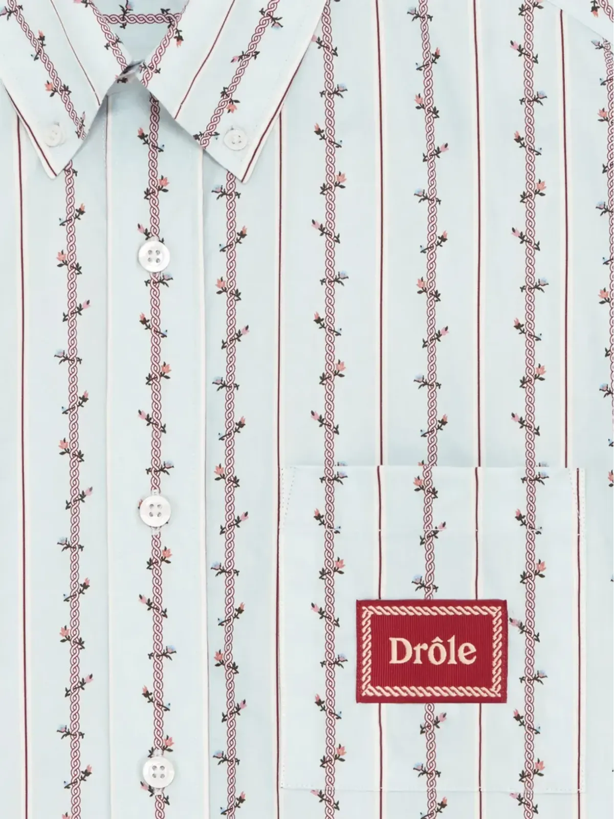 Drôle De Monsieur Fleurs Tressées shirt - 画像4