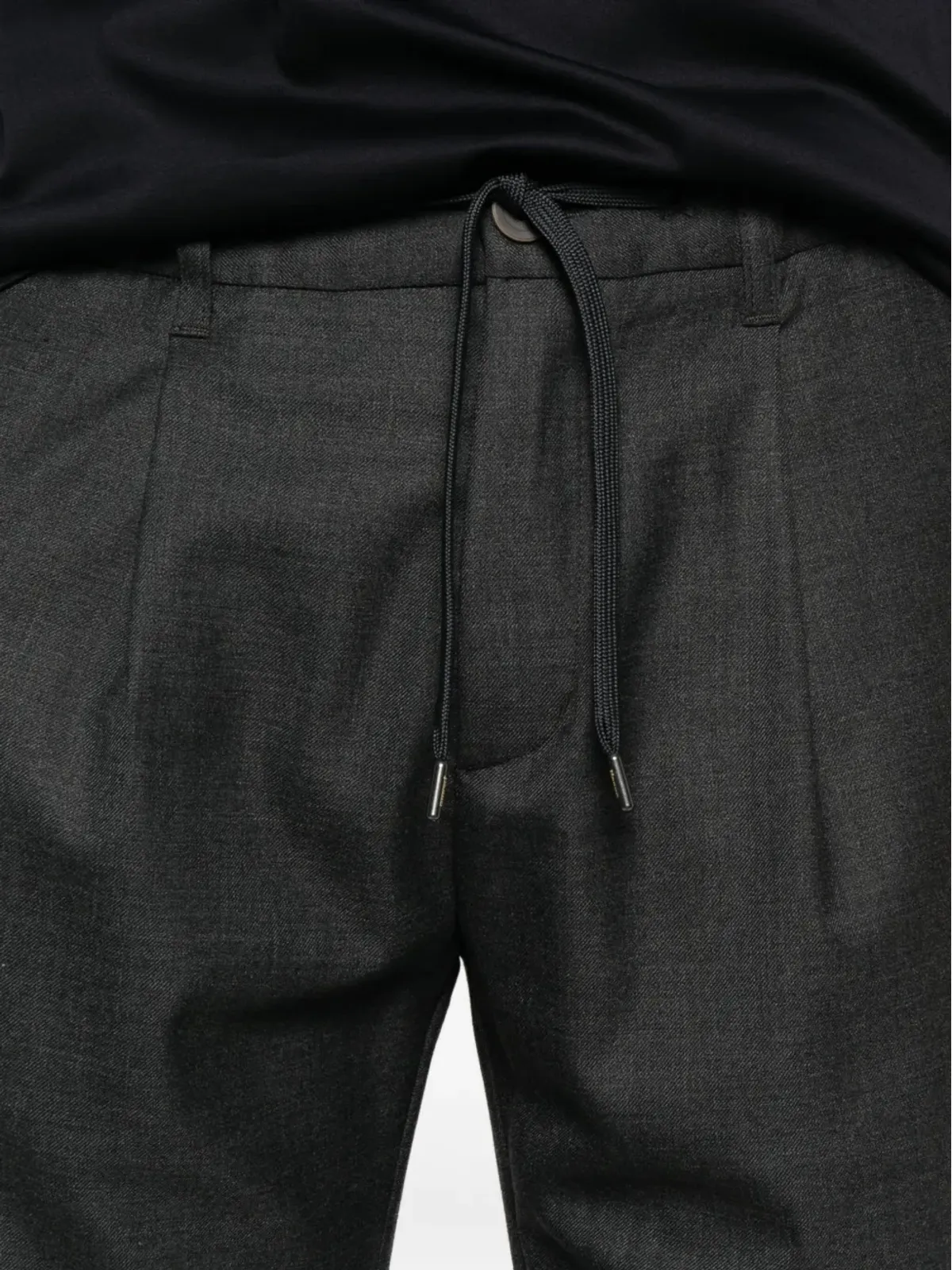 Herno ドローコード付き裾絞りパンツ - グレー - 画像5