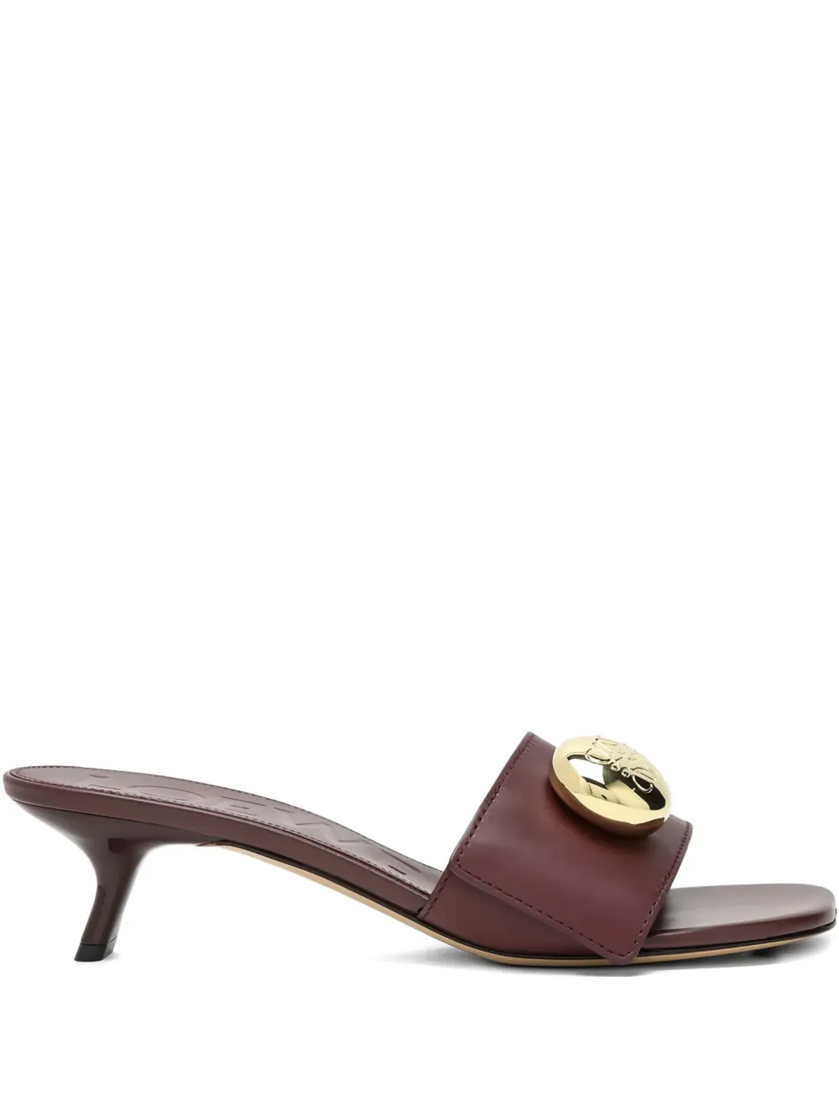LOEWE ペブル付きレザーサンダル - 画像1