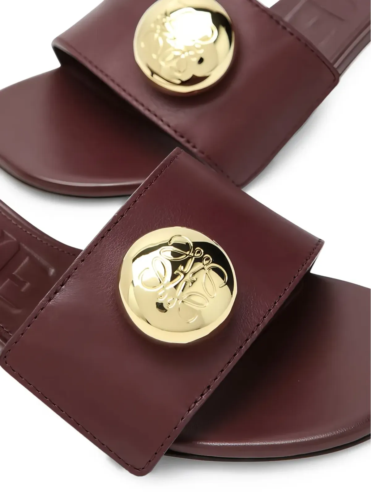 LOEWE ペブル付きレザーサンダル - 画像5