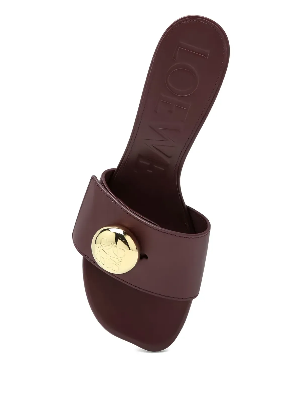 LOEWE ペブル付きレザーサンダル - 画像3