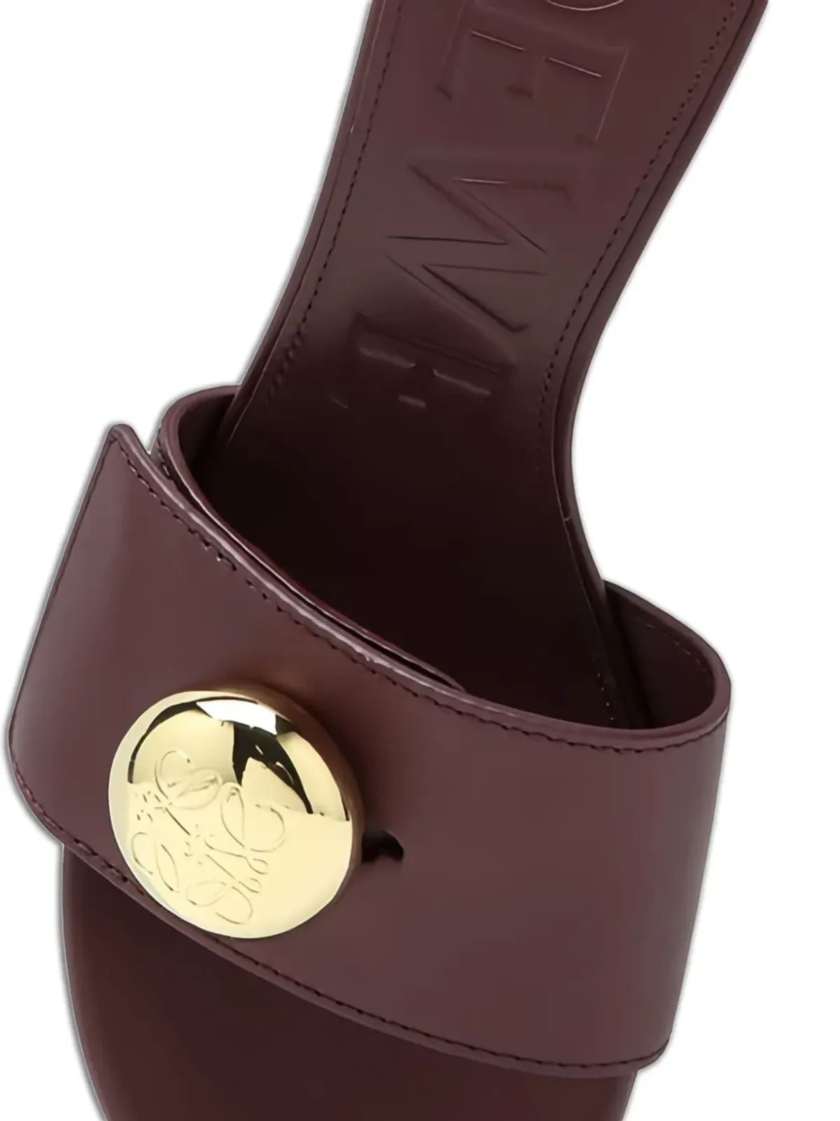 LOEWE ペブル付きレザーサンダル - 画像4