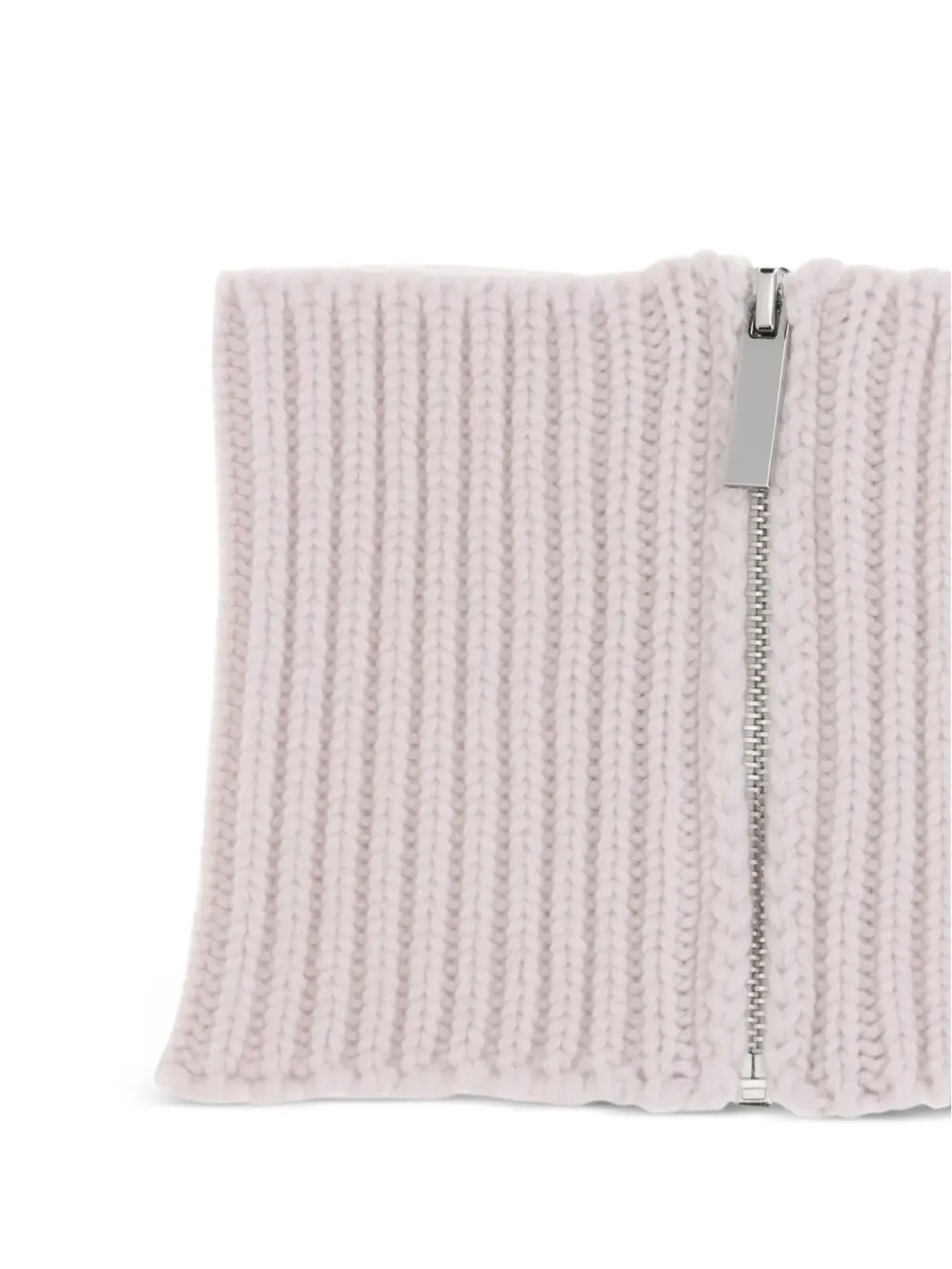 SA SU PHI ribbed zip-fastening scarf - Pink - 画像3