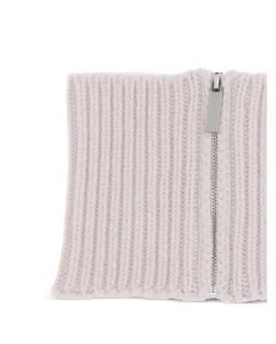 SA SU PHI ribbed zip-fastening scarf - Pink - サムネイル3