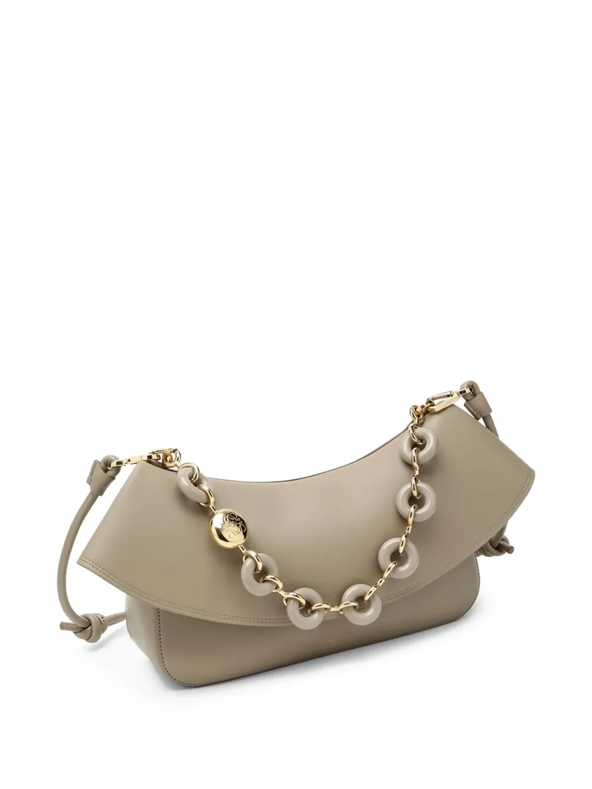 LOEWE Ola チェーン装飾フラップショルダーバッグ - 画像3