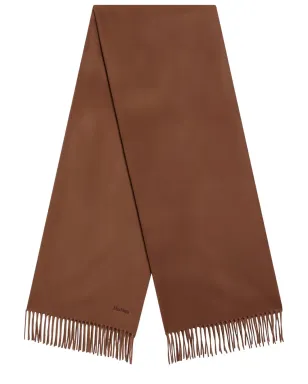 Max Mara 刺繍ロゴ・フリンジエッジ付きスカーフ - サムネイル2