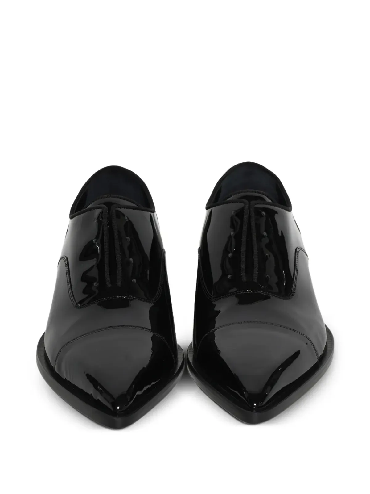Lanvin パテントオックスフォードシューズ ブラック - 画像3