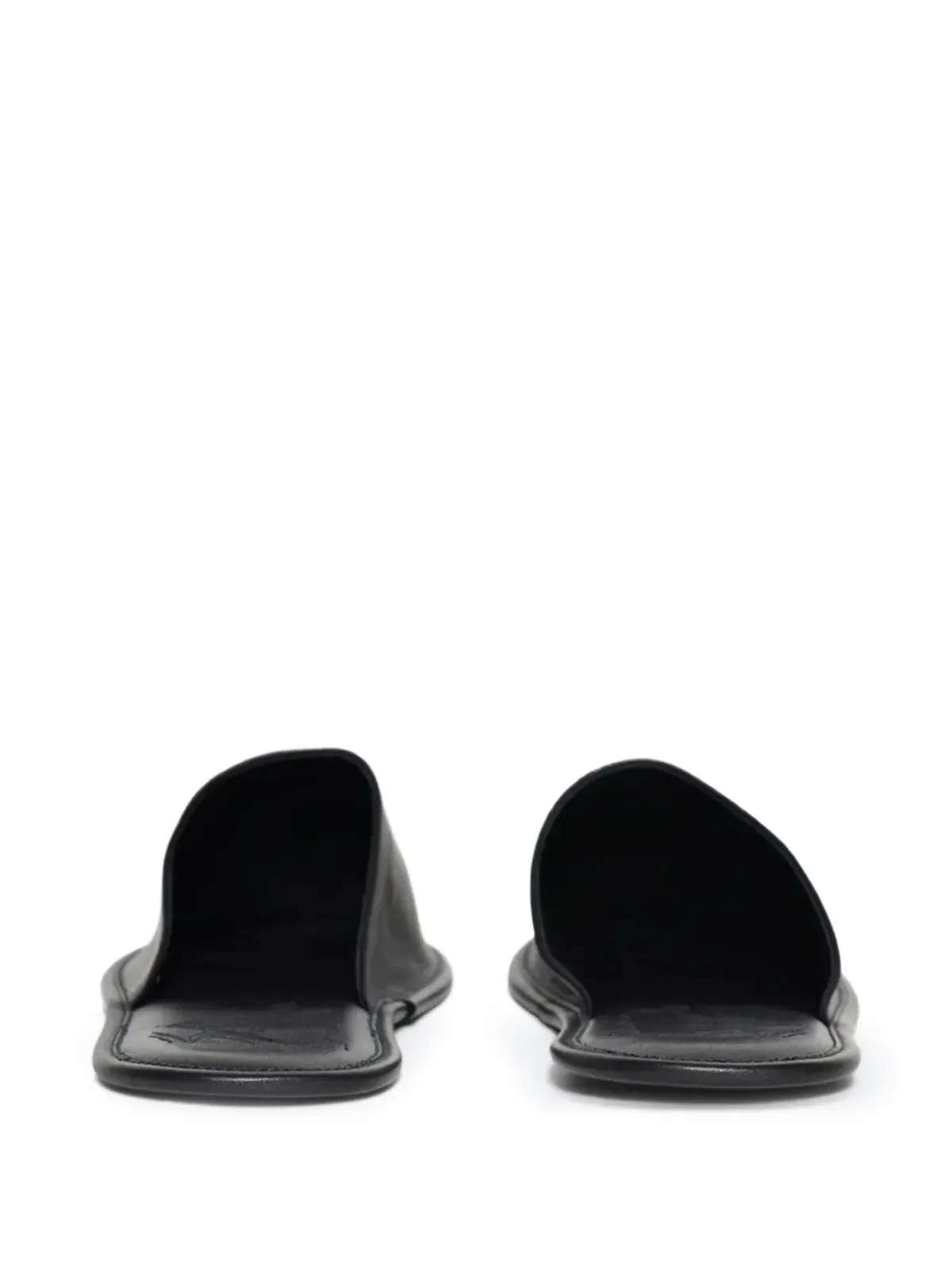 Enfants Riches Déprimés Hotel leather mules - Black - 画像2