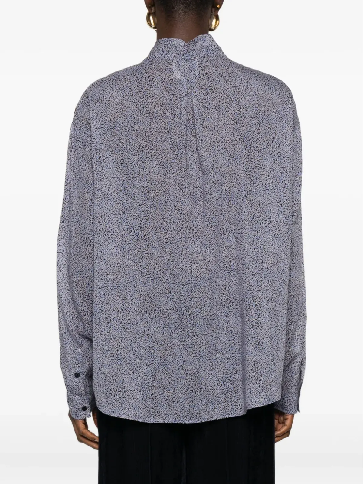Forte Forte printed pocket shirt - Blue - 画像4