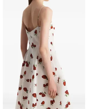 KHAITE Isabella floral-print midi dress - Neutrals - サムネイル5