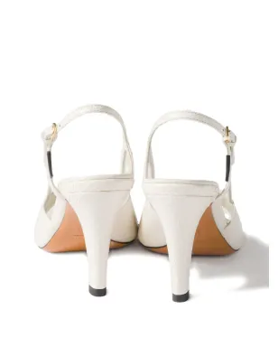 Miu Miu スリングバックレザーサンダル - サムネイル3