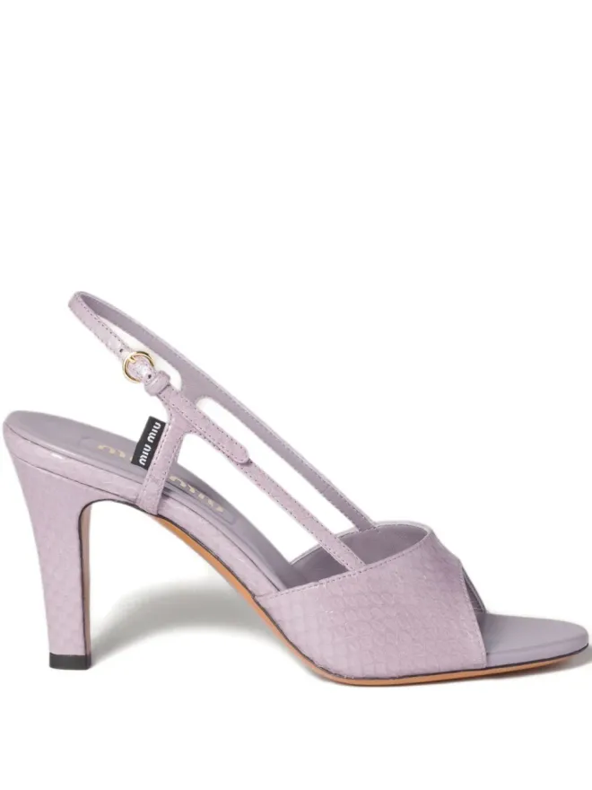 Miu Miu Miu Miu スリングバックヒールサンダルの商品画像