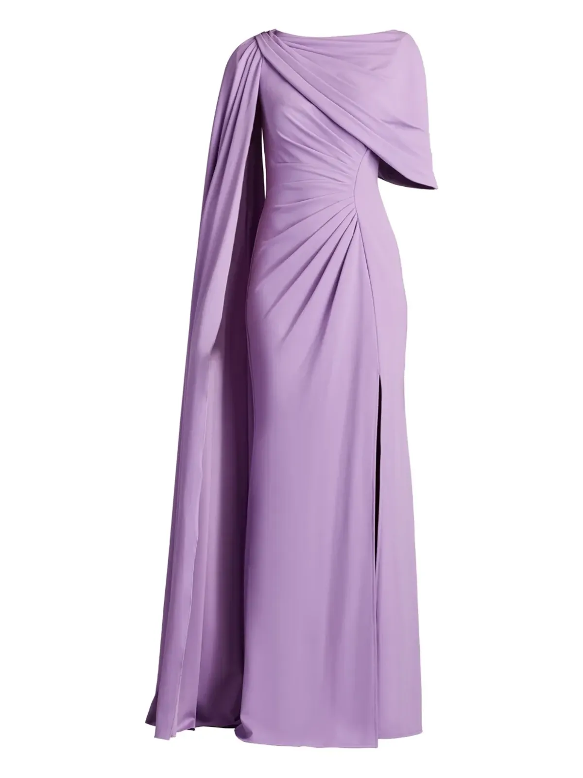 Tadashi Shoji ドレープケープドレス - 画像1