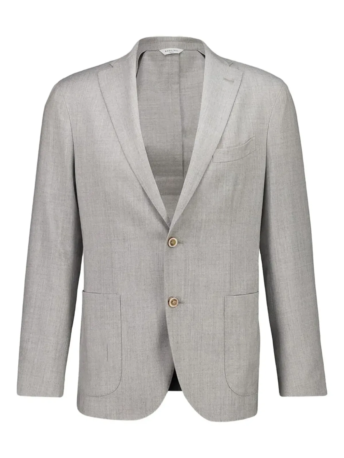 Boglioli SUIT 2 BUTTONS VIRGIN WOOL AND SILK - Grey - 画像1
