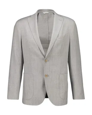 Boglioli SUIT 2 BUTTONS VIRGIN WOOL AND SILK - Grey - サムネイル1