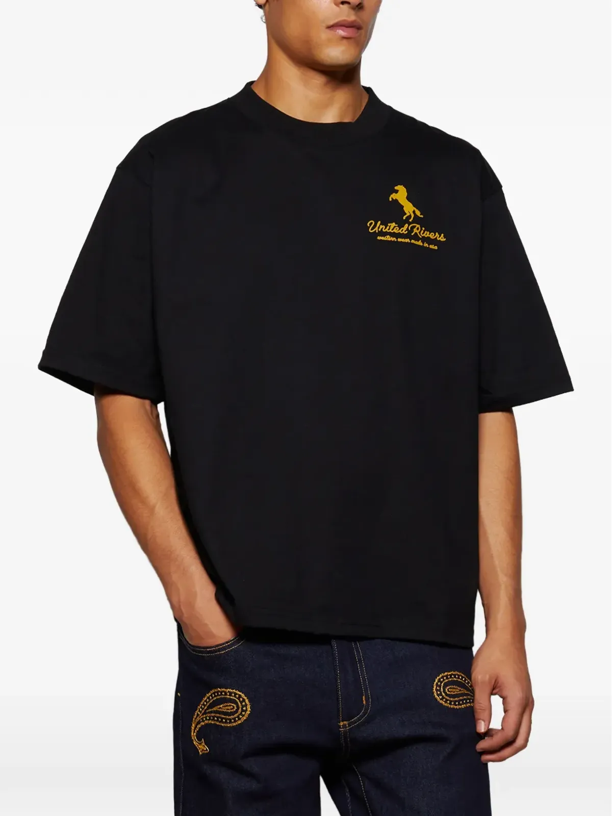United Rivers 馬のグラフィックTシャツ - 画像3
