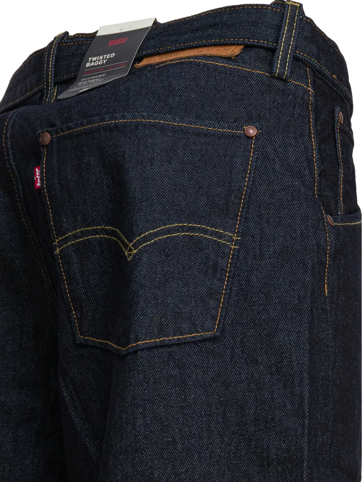 Levi's ベルト付きファイブポケットジーンズ - 画像4