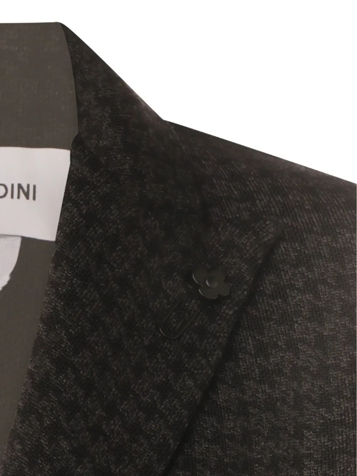 Lardini ハウンドトゥース柄 ダブルブレスト ブレザー - 画像3