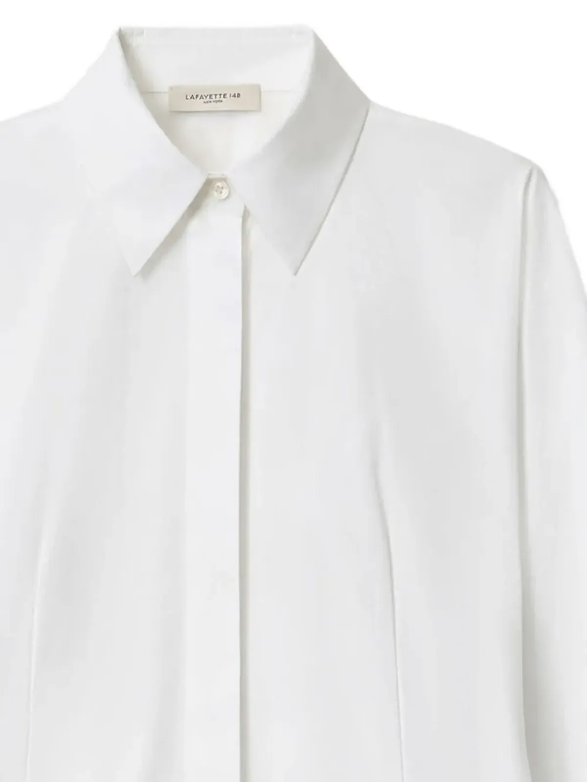 Lafayette 148 ブリッジハンプトン ポプリン シャツ - 画像2