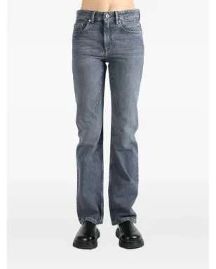 Rick Owens DRKSHDW 洗い加工デニムジーンズ - グレー - サムネイル2