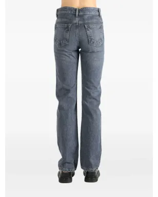 Rick Owens DRKSHDW 洗い加工デニムジーンズ - グレー - サムネイル4