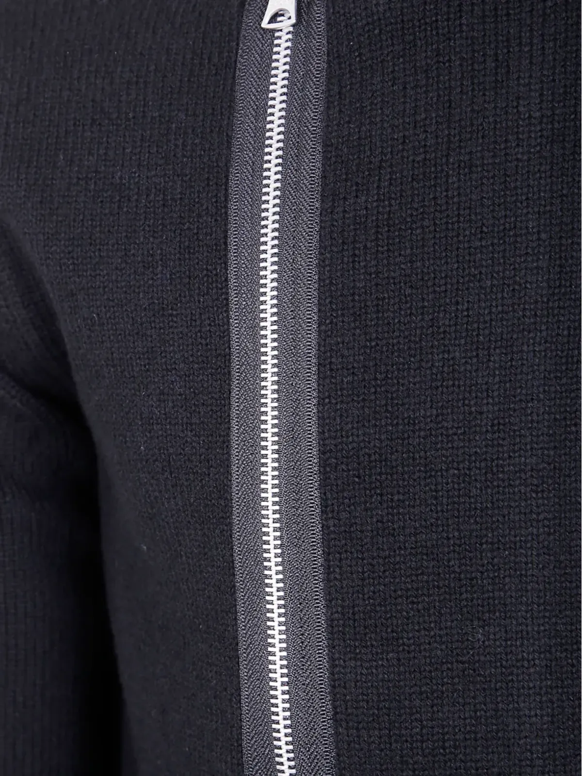 sacai ジップフロント ウール カーディガン - 画像3