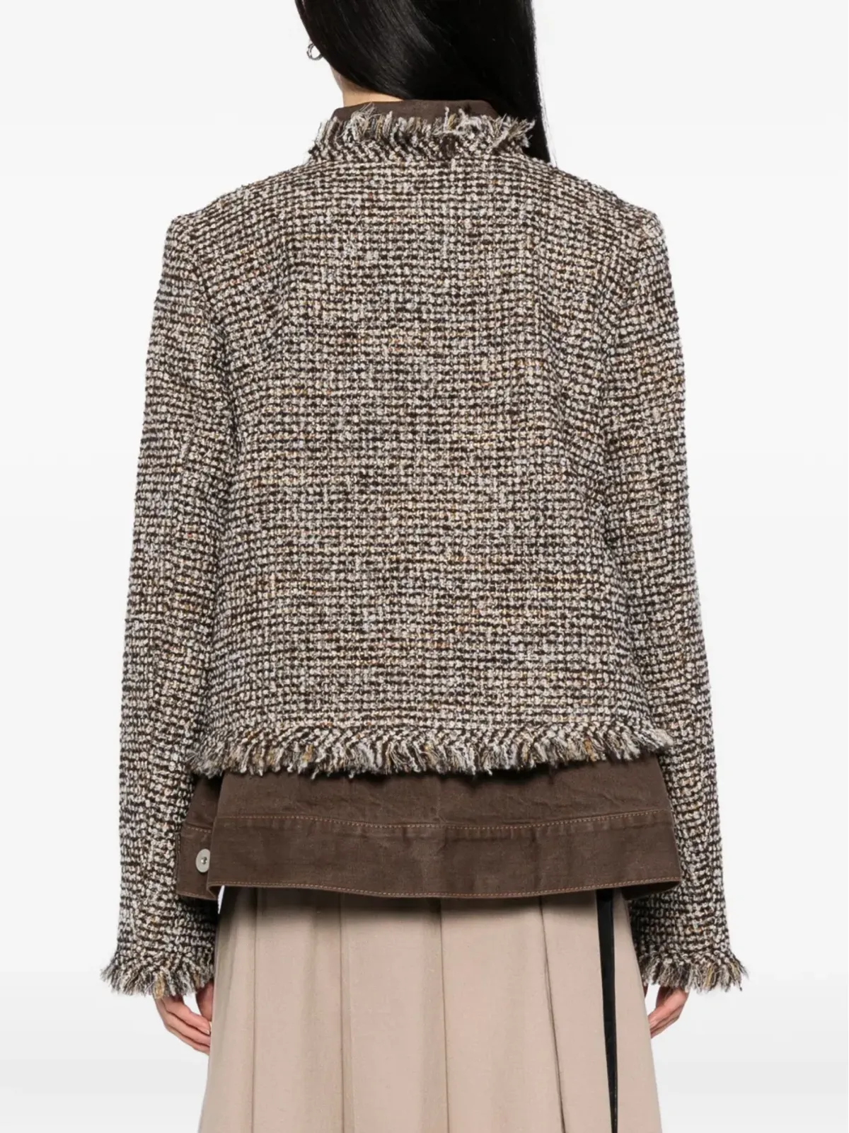 sacai レイヤードツイルジャケット - 画像4