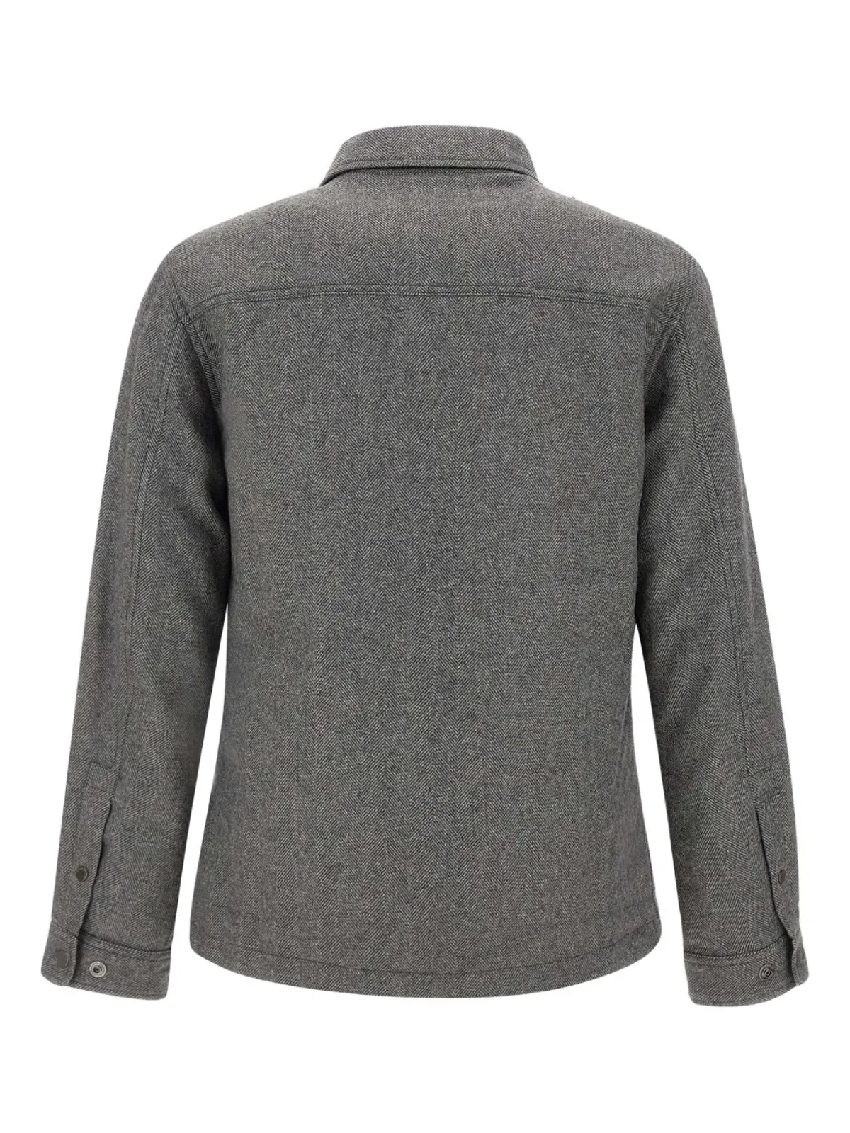 Woolrich ヘリンボーン胸ポケットジャケット - 画像3