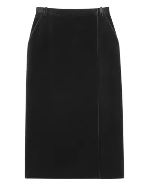Saint Laurent ベルベットスカート - サムネイル1