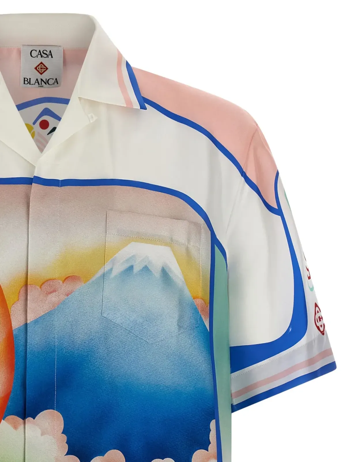 Casablanca Fuji Dream キャンプカラーシャツ - 画像4